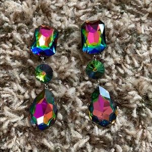 Colorfully clip-on earrings